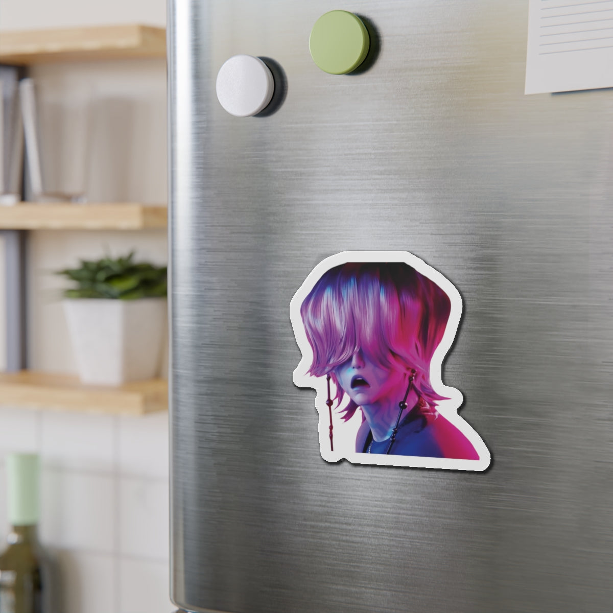 Kpop Demon Hunters Saja Boys Mystery Saja Shocked Face Magnet