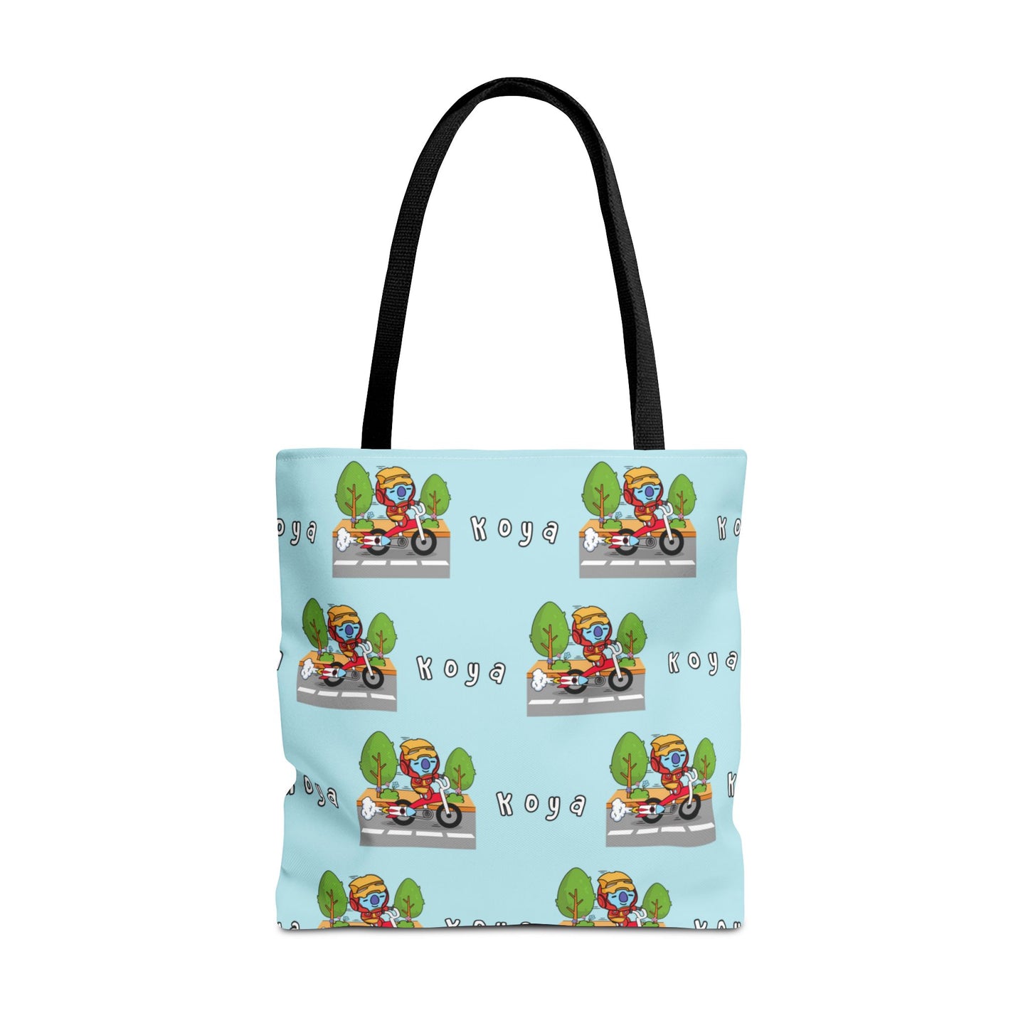 BT21 Koya Blue Tote Bag Pattern Design