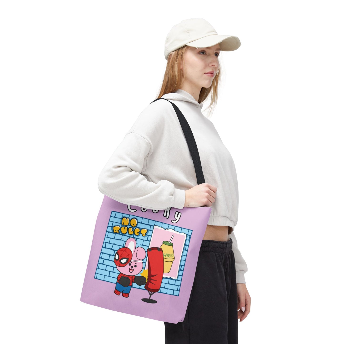 BT21 Cooky Purple Tote Bag Single Design