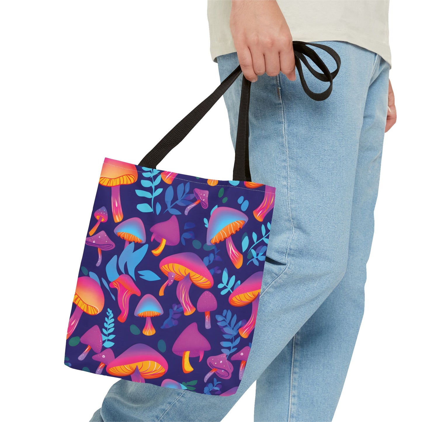 Mushroom Pattern Tote Bag Design 10