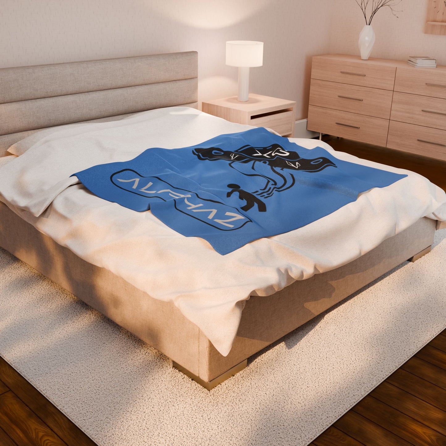 Blue XG Hinata Spaceship Blanket