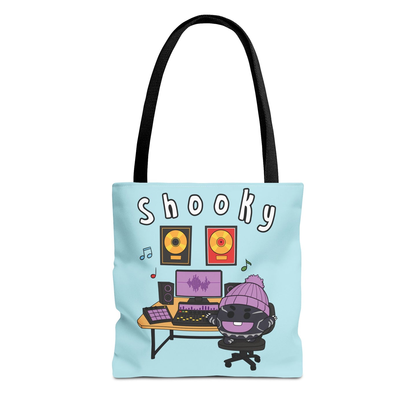 BT21 Shooky Blue Tote Bag Single Design
