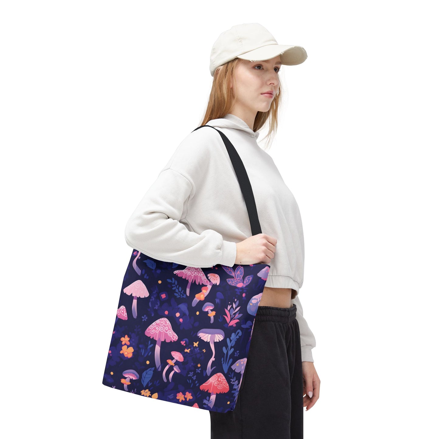 Mushroom Pattern Tote Bag Design 4