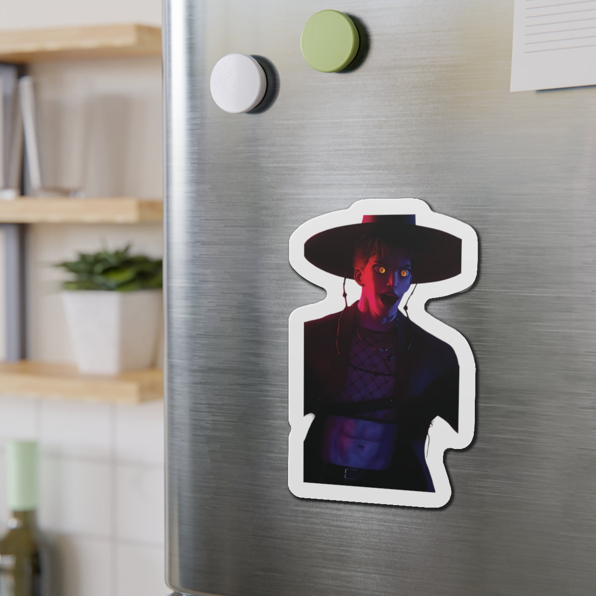 Kpop Demon Hunters Saja Boys Abby Saja Demon Form Magnet