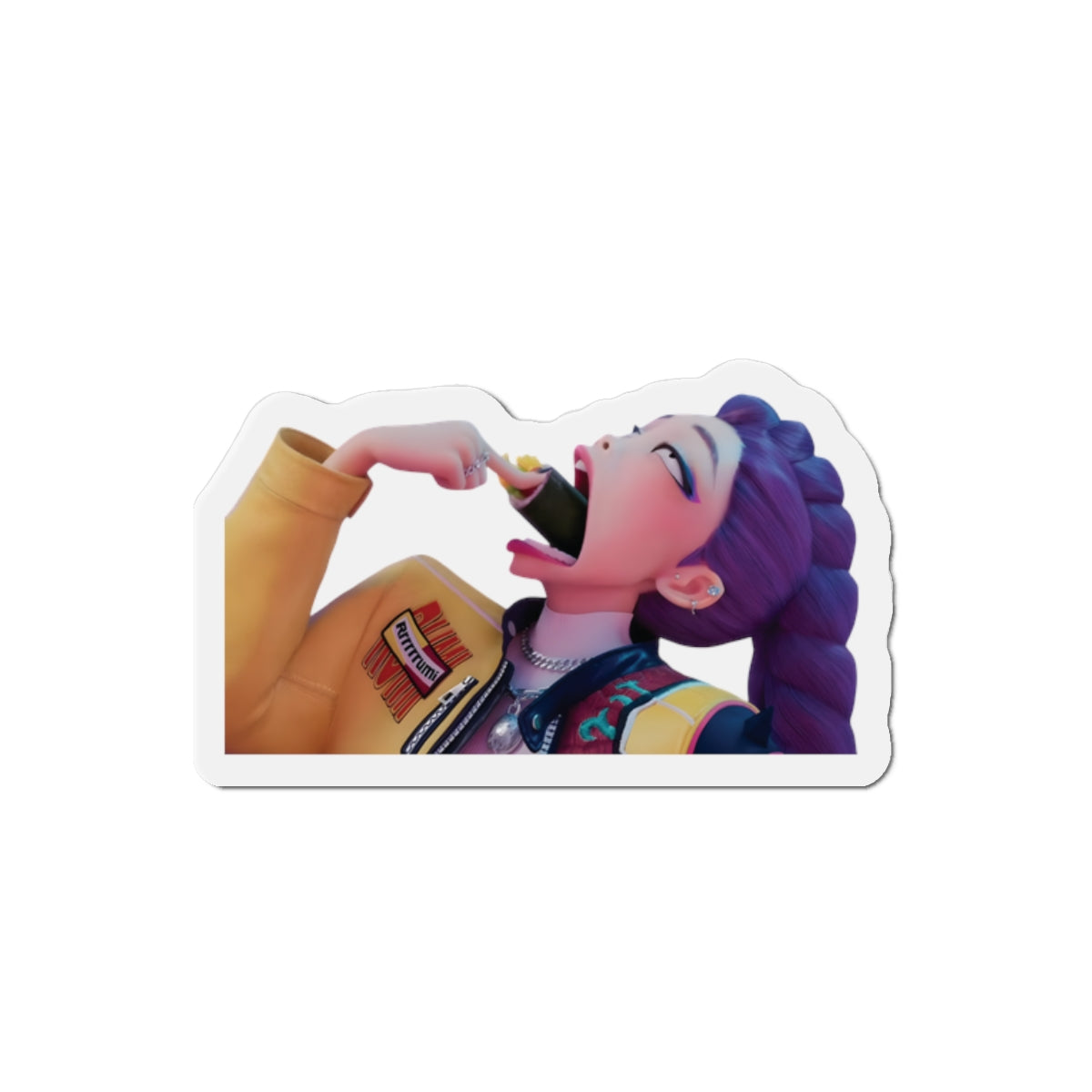 Kpop Demon Hunters Huntrix Rumi Eating Gimbap Magnet