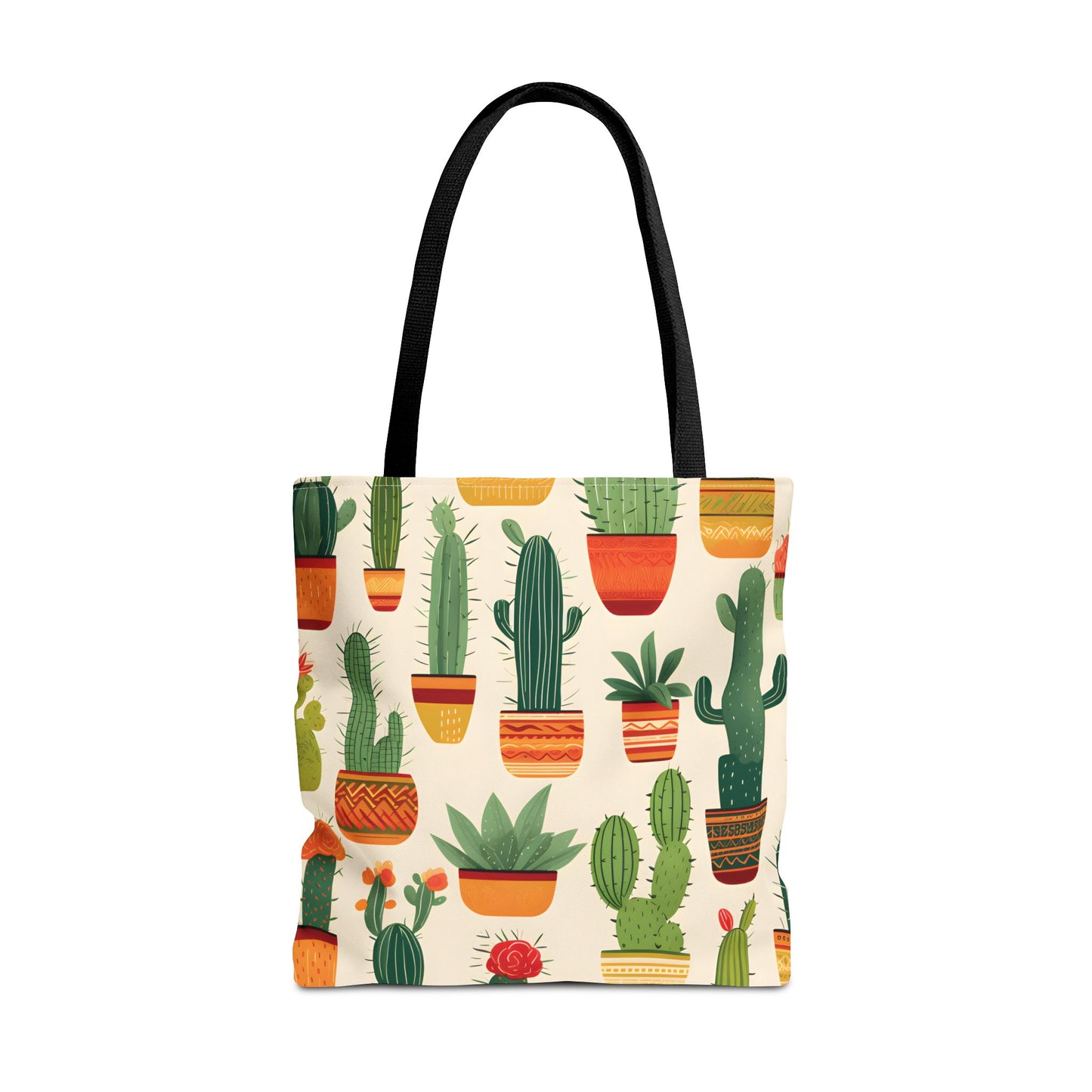 Cactus Pattern Tote Bag Design 8