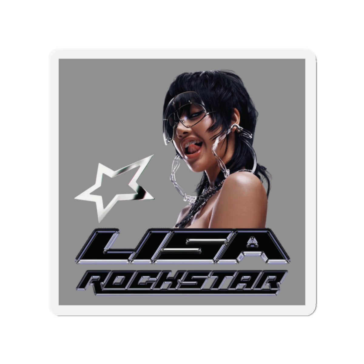 Lalisa Lisa Manoban Rockstar Album Magnet 1