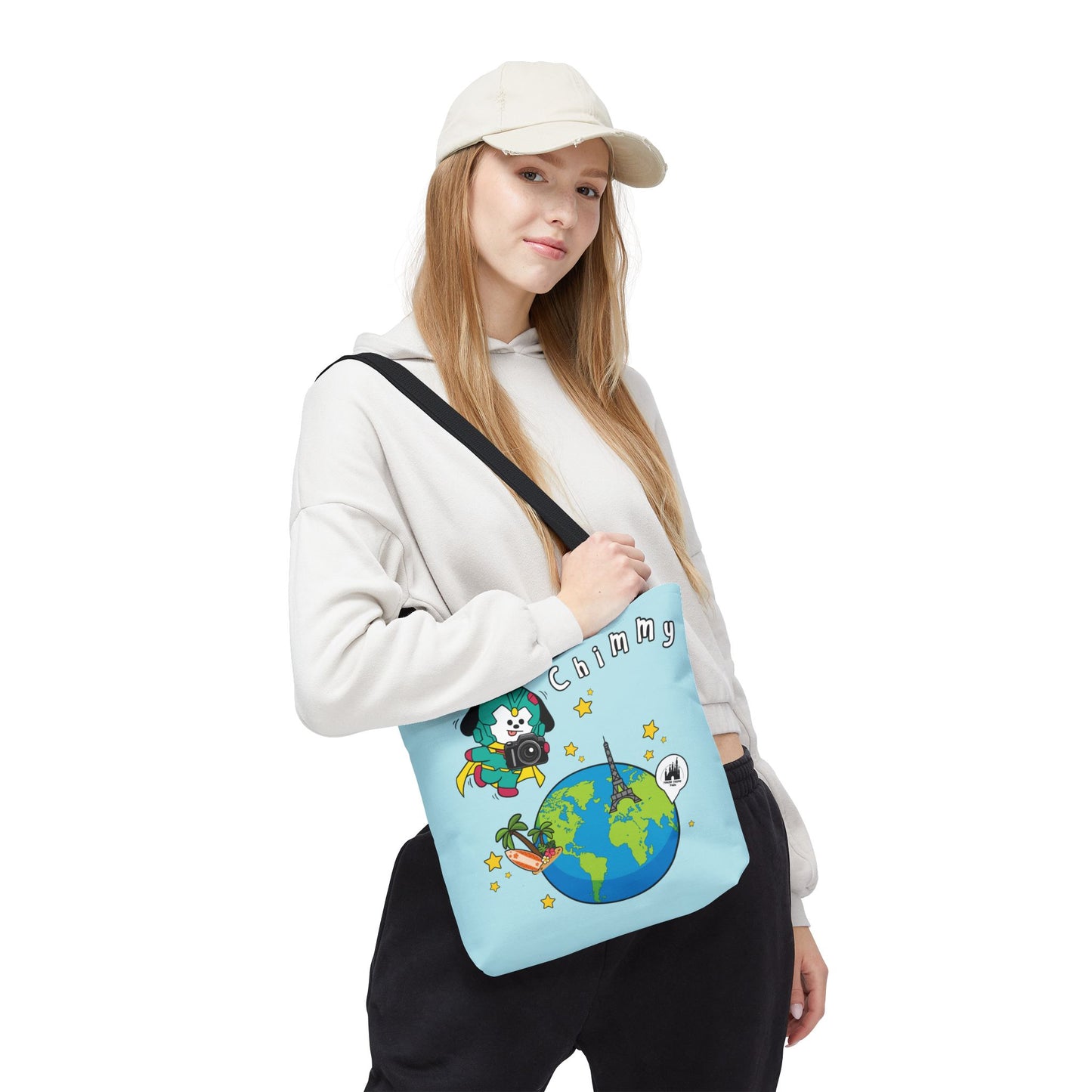 BT21 Chimmy Blue Tote Bag Single Design