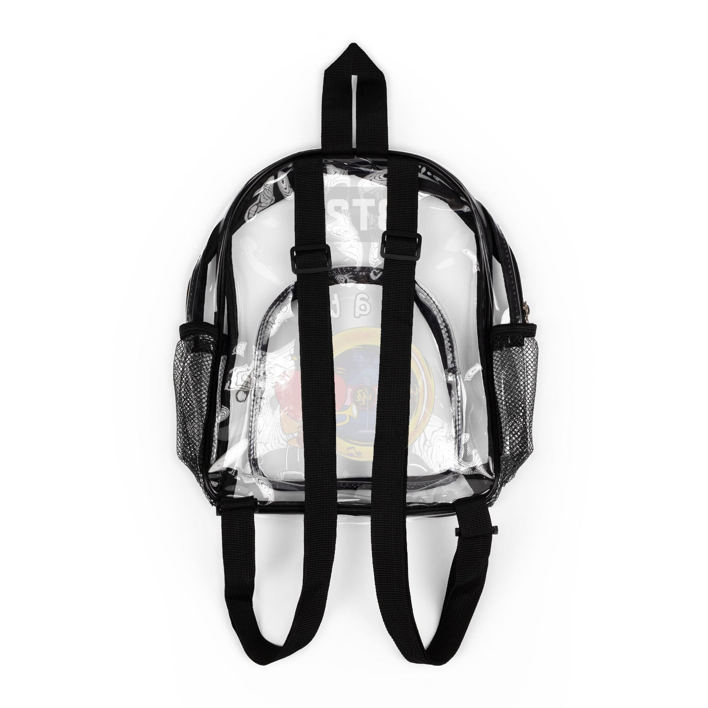 BT21 Tata Clear Stadium Backpack Concert Bag (Fully Clear) — Stadium Approved