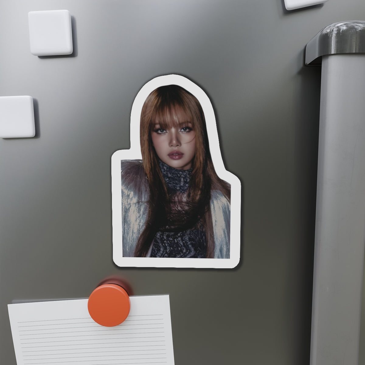 Lalisa Manoban Blackppink Gift for Lisa Fans Lillies Magnet Design 2