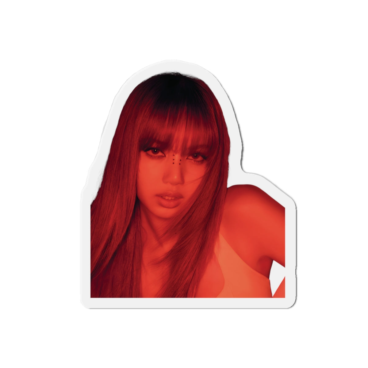Lalisa Manoban Blackppink Gift for Lisa Fans Lillies Magnet Design 4