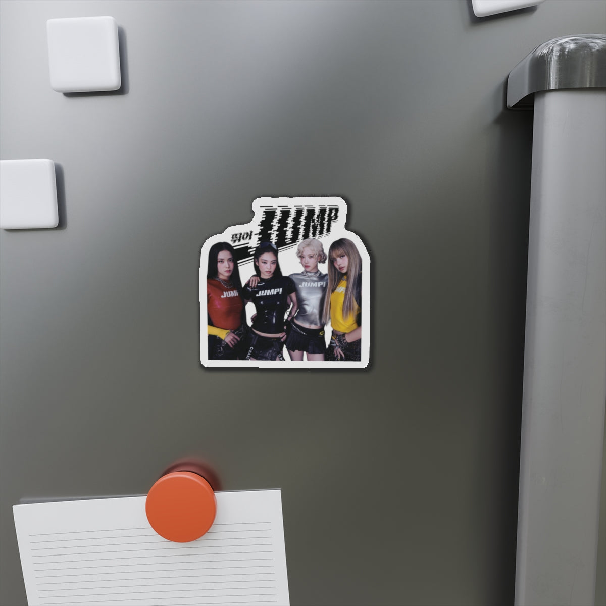 Black Pink Jump Member Magnet