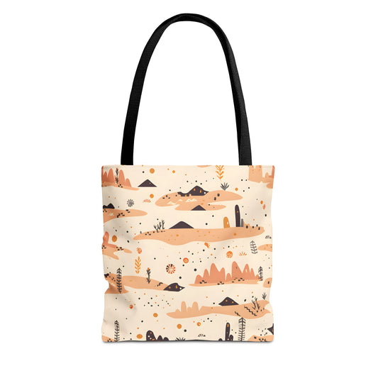 Desert Pattern Tote Bag Design 1