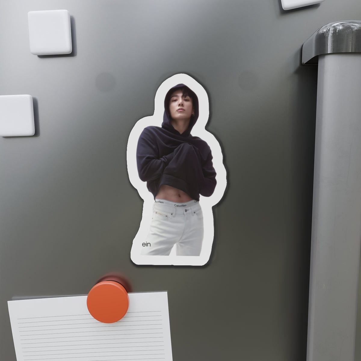 Jeon Jungkook Calvin Klein Photoshoot Wearing A Hoodie Magnet