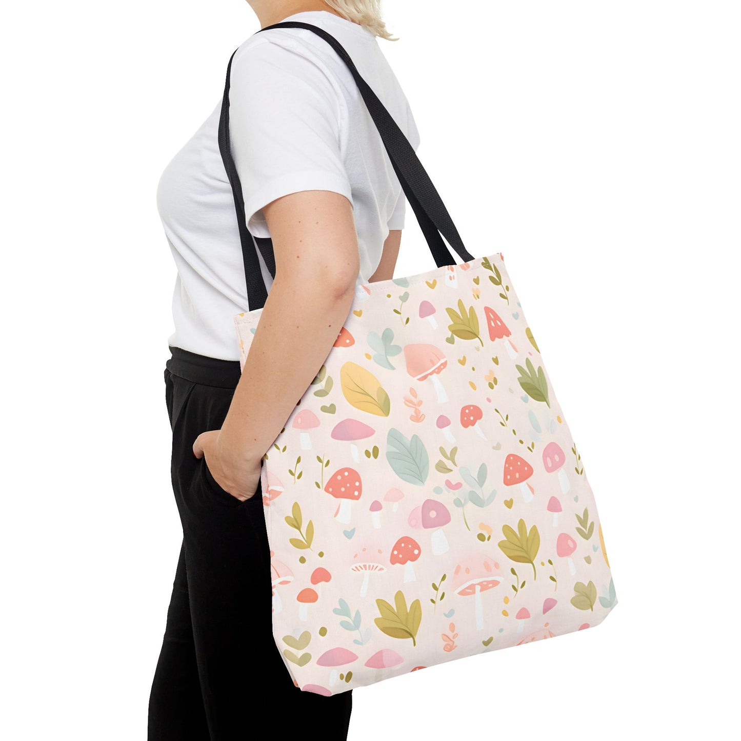 Mushroom Pattern Tote Bag Design 5