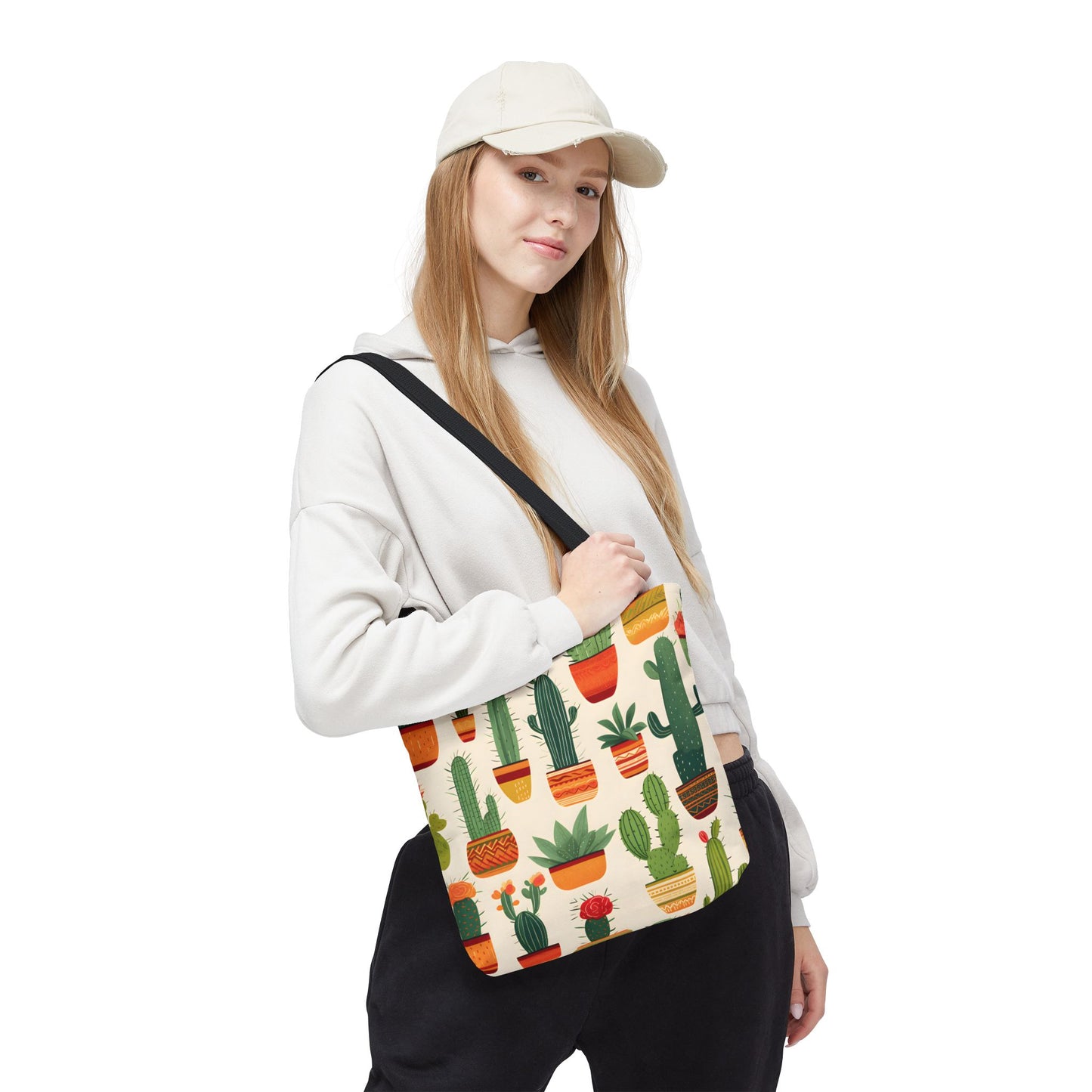 Cactus Pattern Tote Bag Design 8