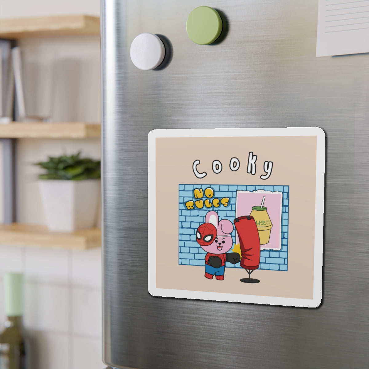 BT21 Cooky Beige Magnet