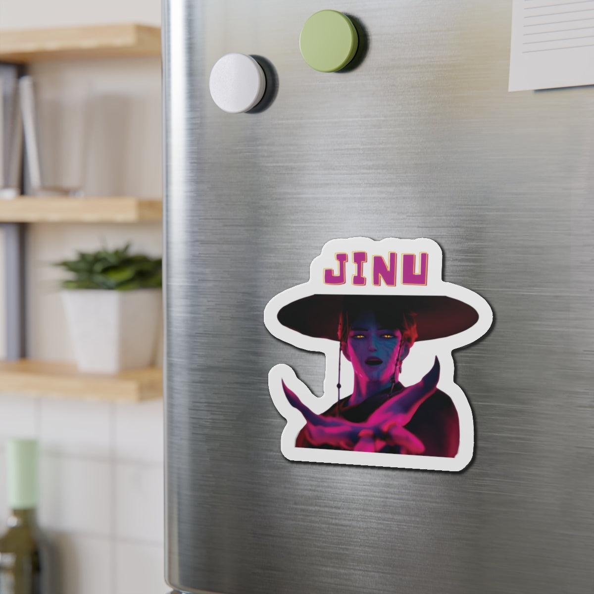 Kpop Demon Hunters Saja Boys Jinu Demon Form Magnet