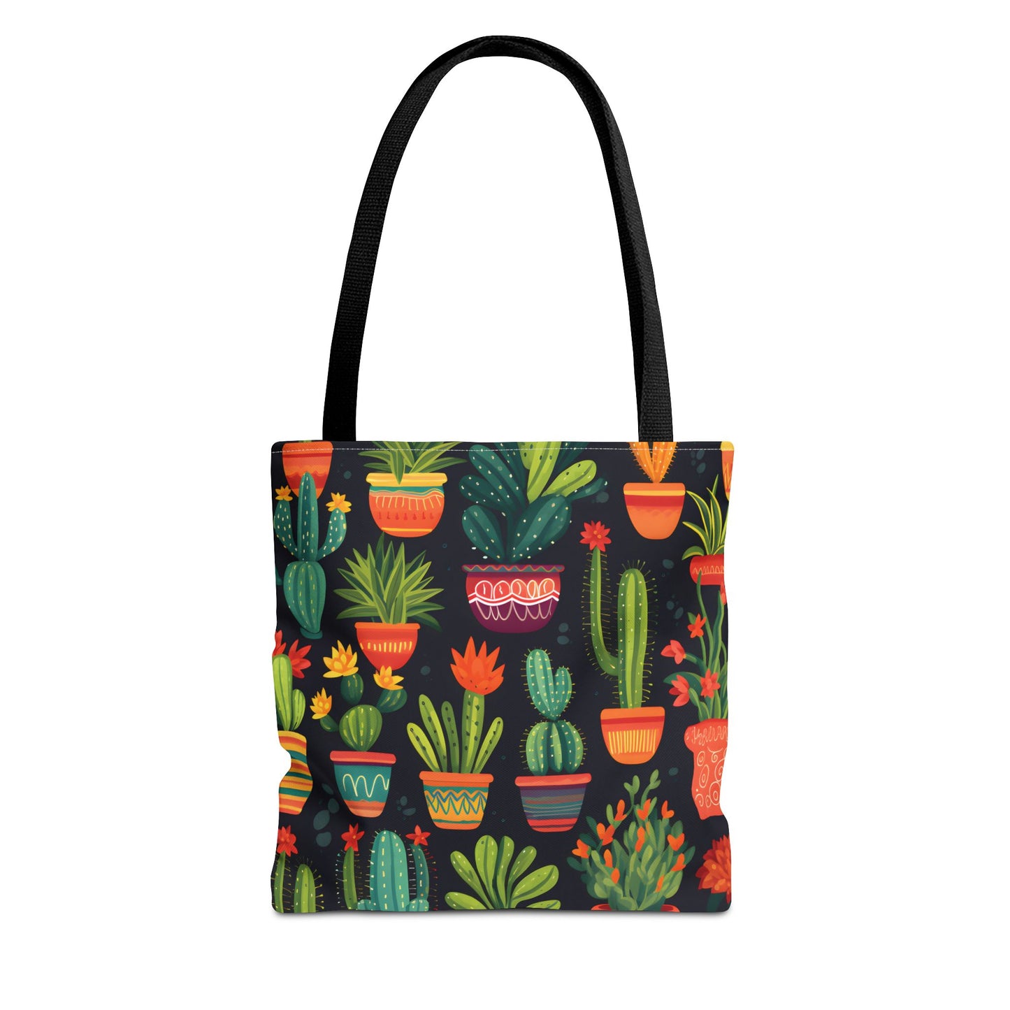 Cactus Pattern Tote Bag Design 5