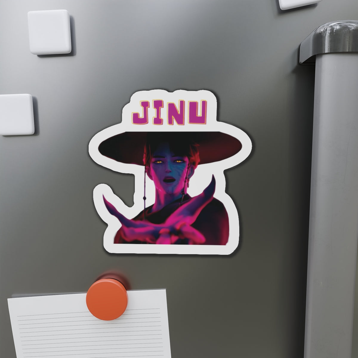 Kpop Demon Hunters Saja Boys Jinu Demon Form Magnet