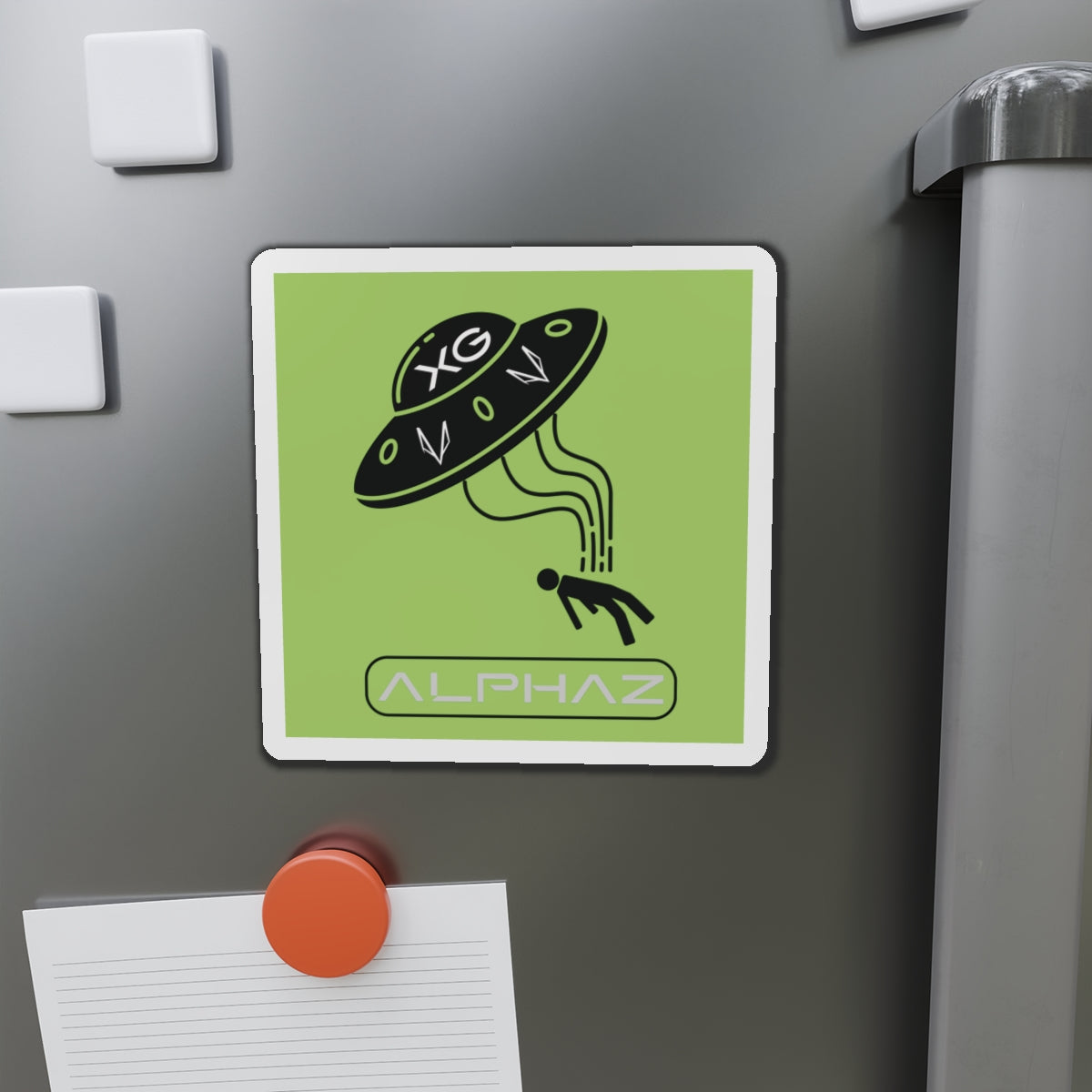 Green XG Cocona Spaceship Magnet