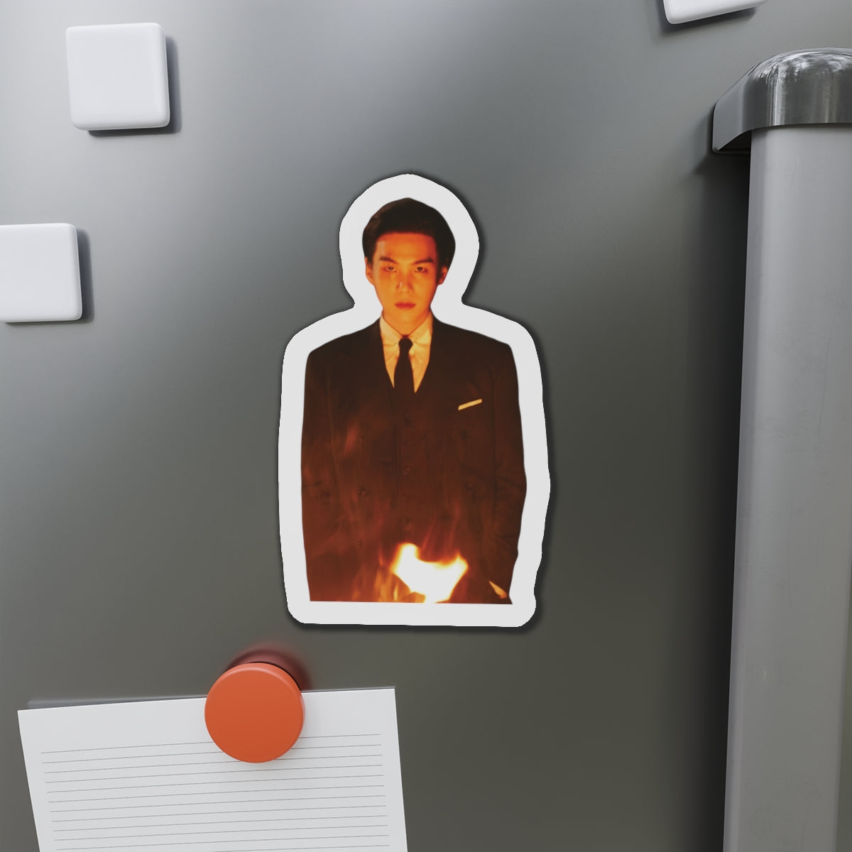 Yoongi August D D-Day Album Haegeum Standing By Fire Magnet