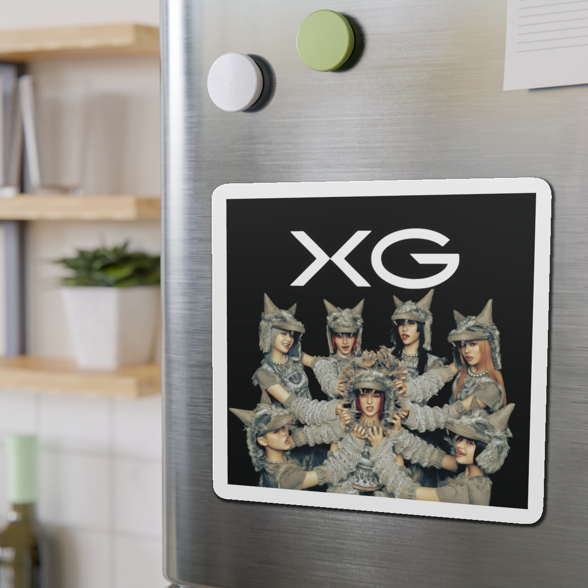 Black BG XG Woke Up Magnet 2