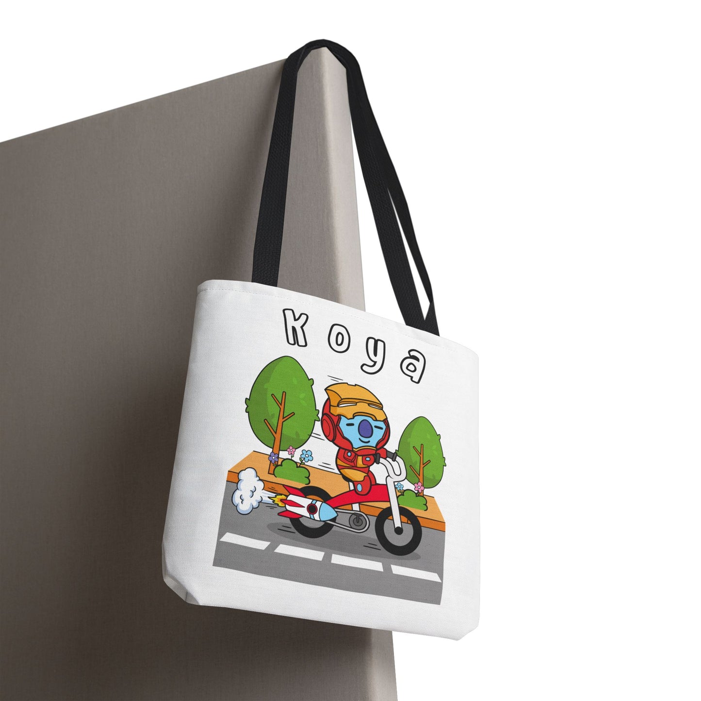 BT21 Koya White Tote Bag Single Design