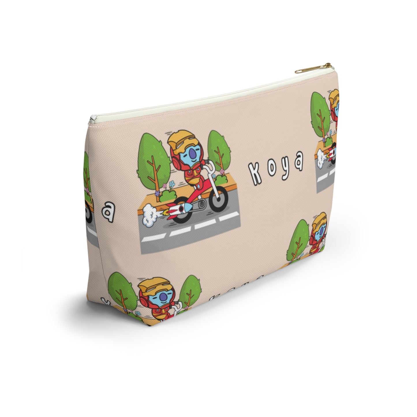 BT21 Koya Beige Pattern Travel Bag