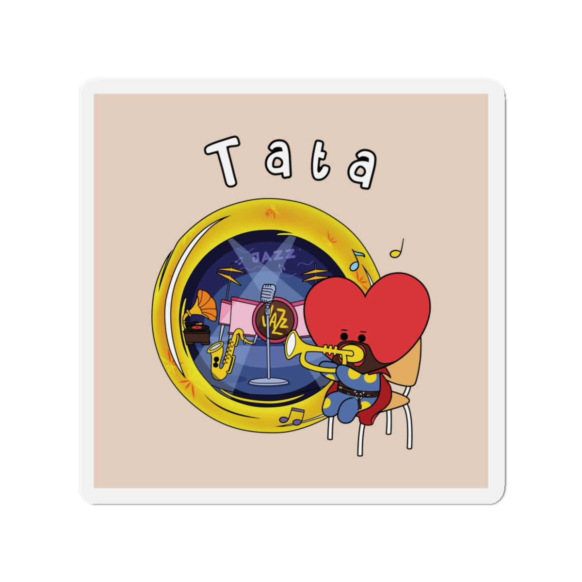 BT21 Tata Beige Magnet