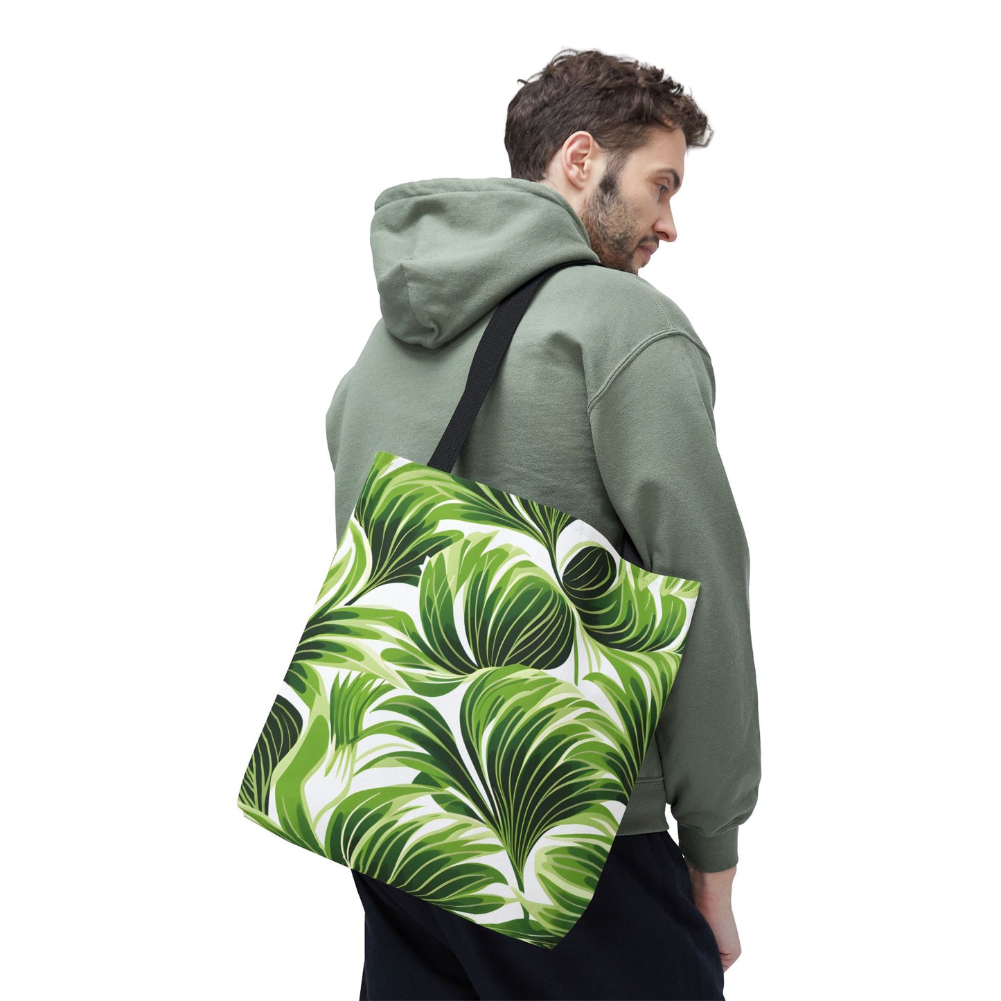 Plant Pattern Tote Bag Design 3