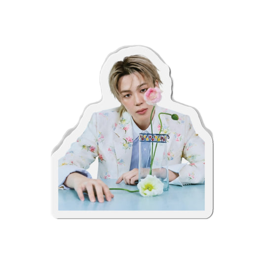 BTS Park Jimin Dior Photoshoot Holding a Flower Magnet