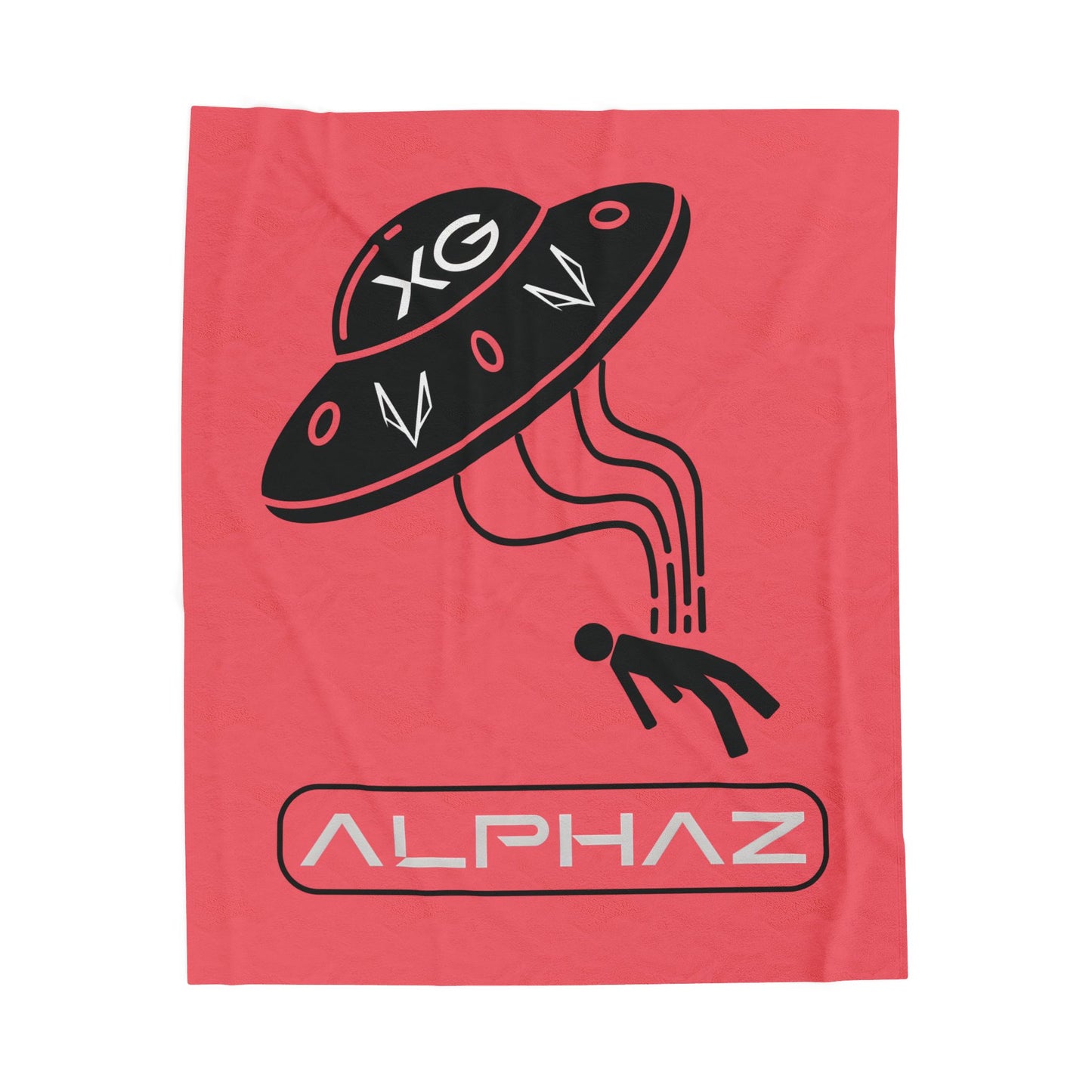 Red XG Maya Spaceship Blanket