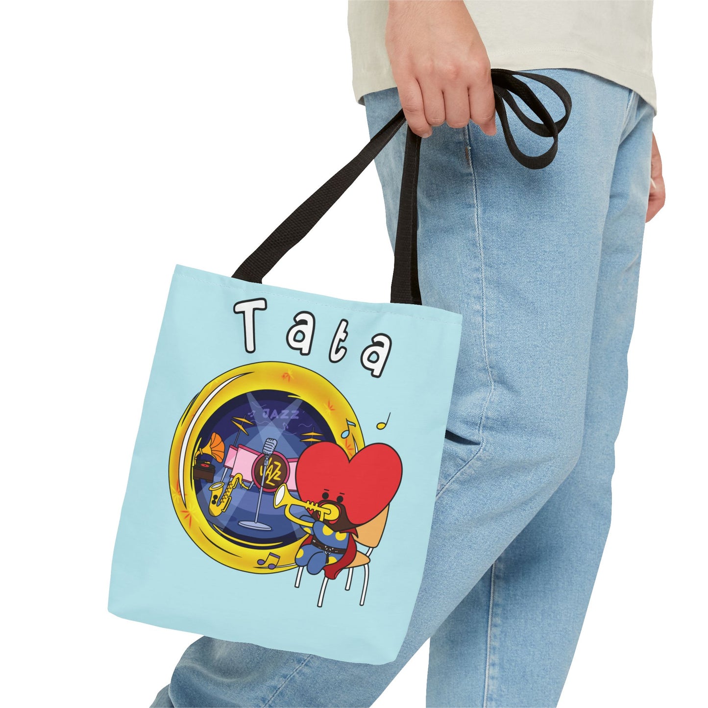 BT21 Tata Blue Tote Bag Single Design