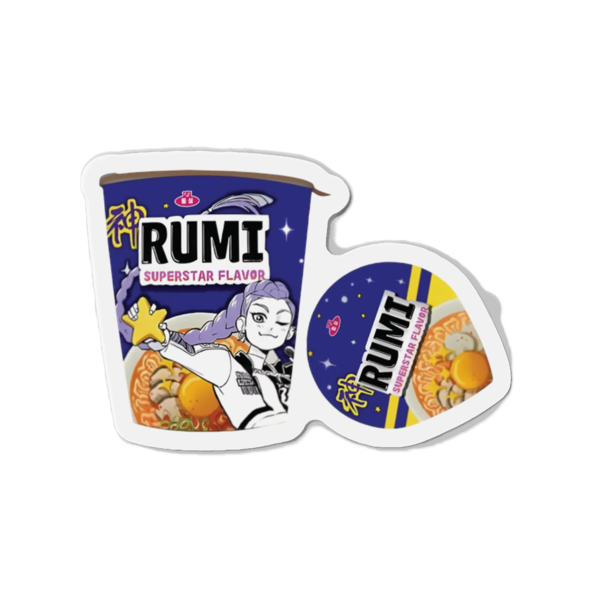 Kpop Demon Hunters Huntrix Rumi Ramen Cup Magnet