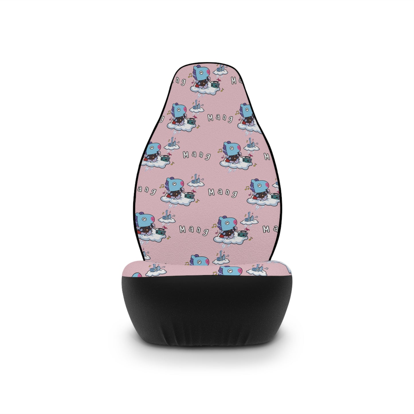 BT21 Mang Pink Car Seat Cover Pattern Design - Identical Set of 2