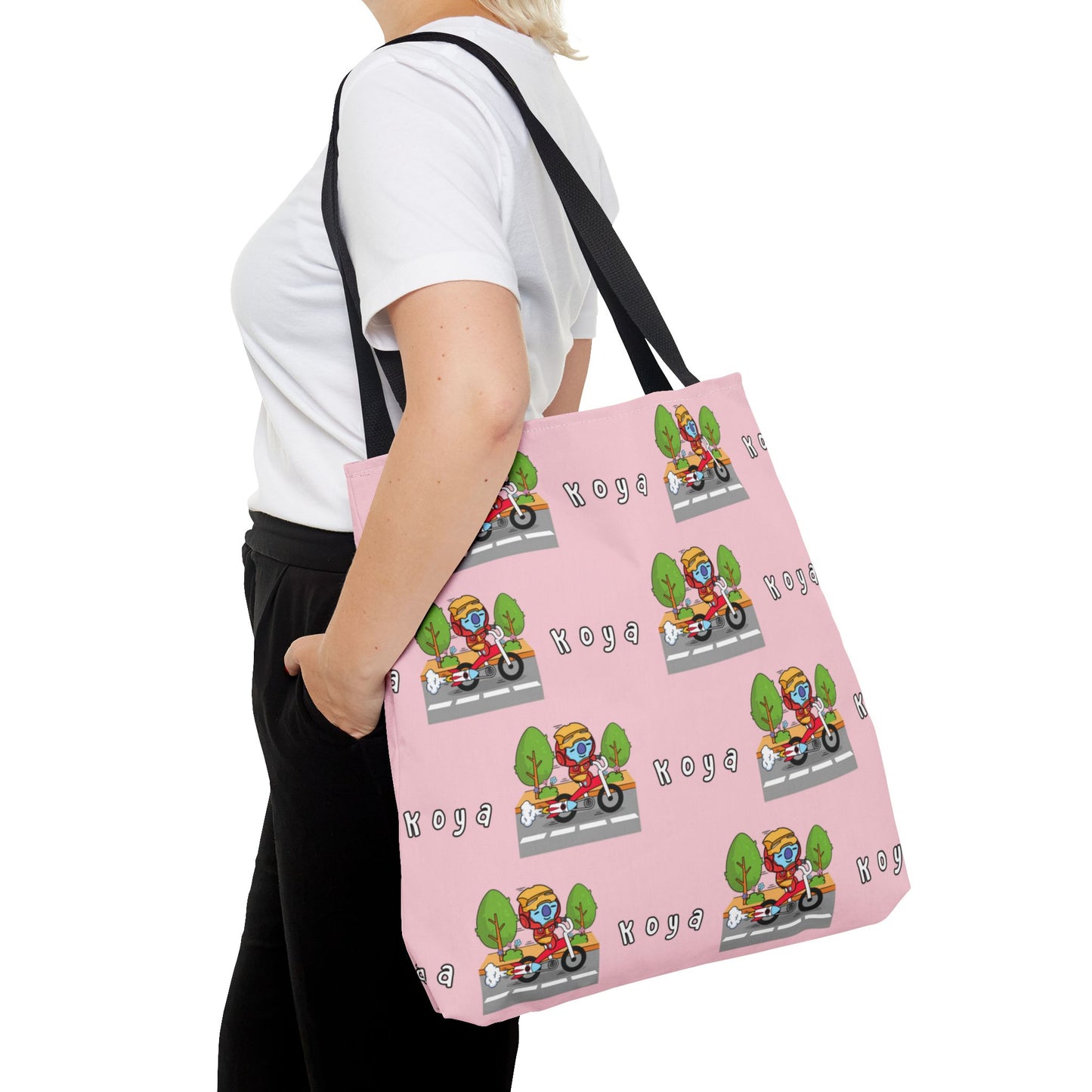 BT21 Koya Pink Tote Bag Pattern Design