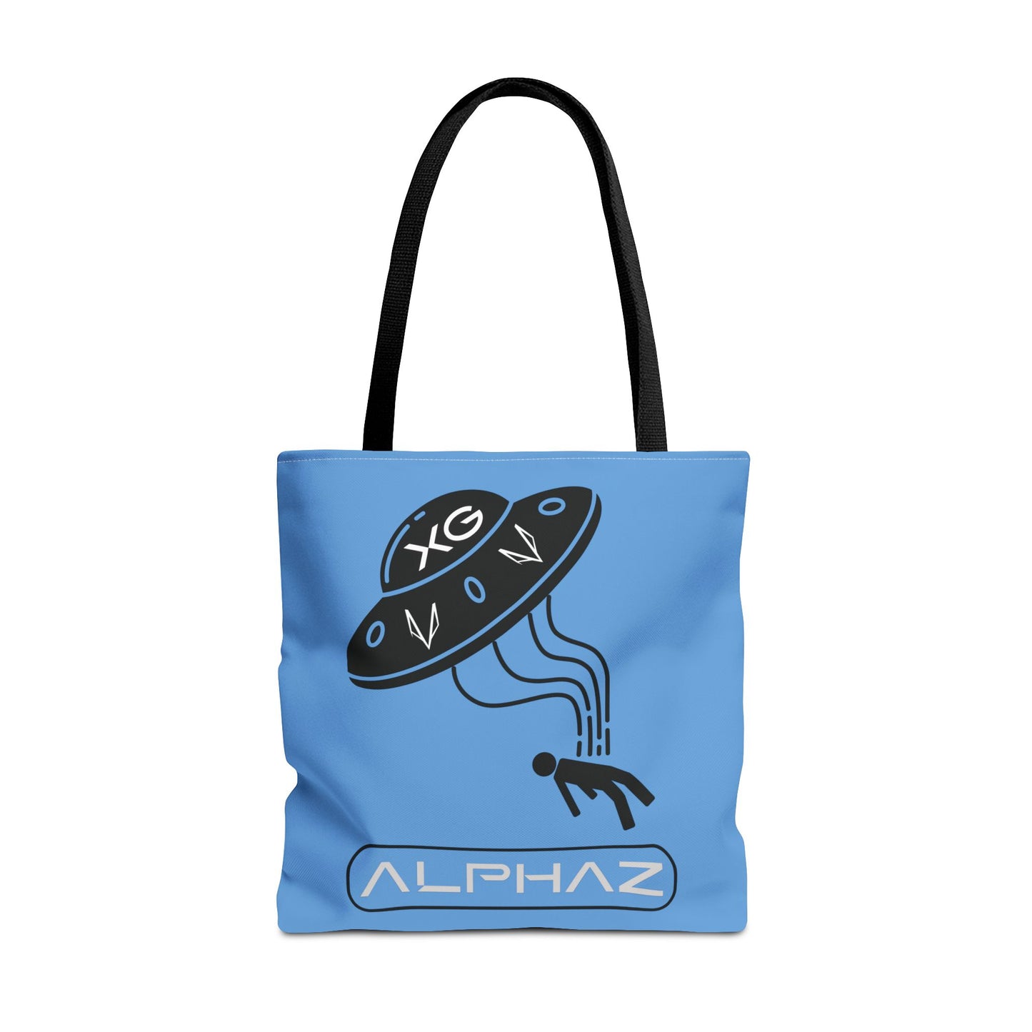 Blue Hinata XG Spaceship Tote Bag Design 6