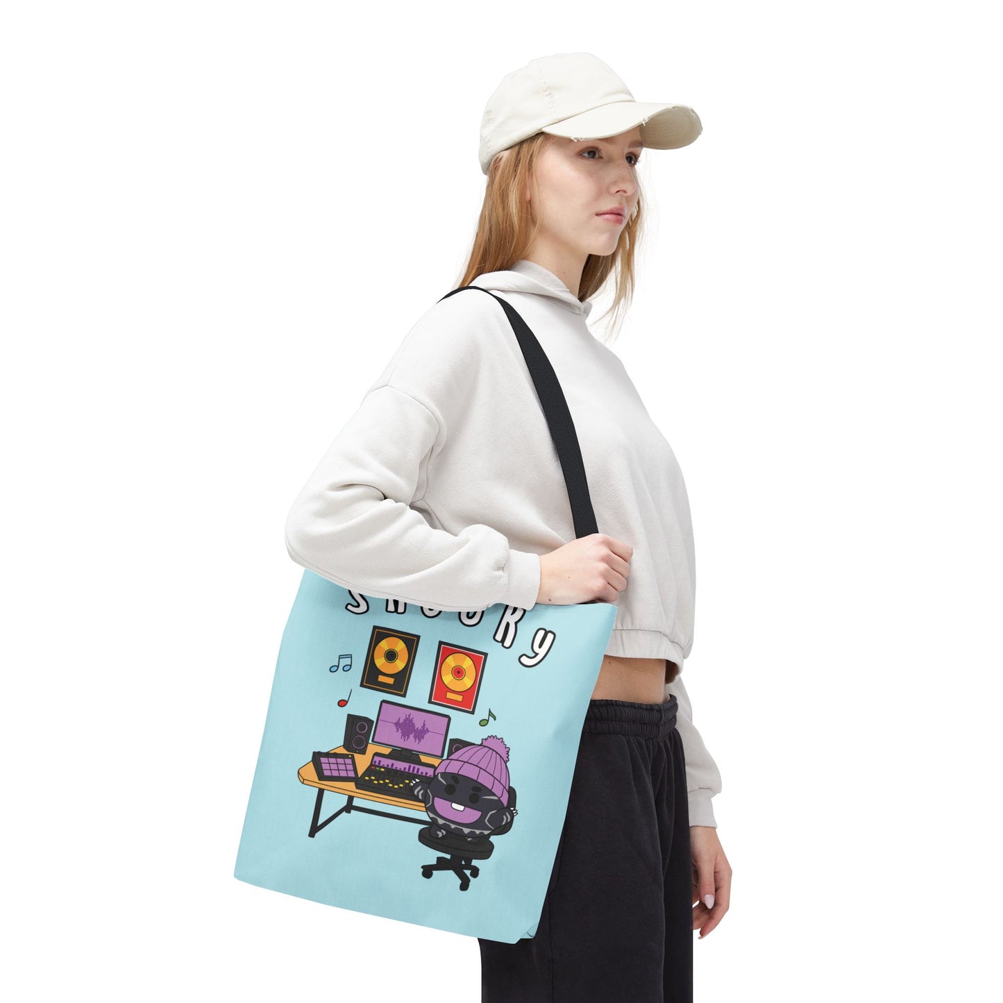 BT21 Shooky Blue Tote Bag Single Design