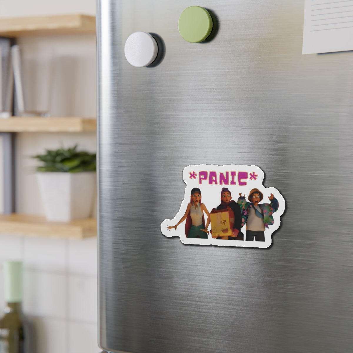 Kpop Demon Hunters Huntrix Rumi Mira Zoey Alley Quick Hide Pose 2 Magnet