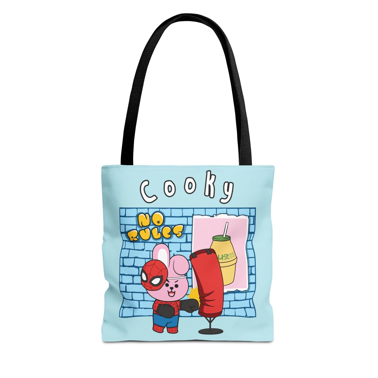 BT21 Cooky Blue Tote Bag Single Design